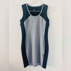 Athleta Sz Small Gray and Black Tank Dress